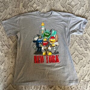 M&M'S Gray T-Shirt New York 2016 XL